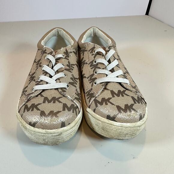 Michael Kors Logo Finola Sneakers Shoes Little Kid Toddler Girls Size 10 - Picture 3 of 10